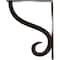 Ekena Millwork Ashford Triple, Wrought Iron Bracket, (Triple center brace), Antiqued Bronze 2"W  x 10"D x 12"H BKTM02X10X12TASABZ - alternate 2